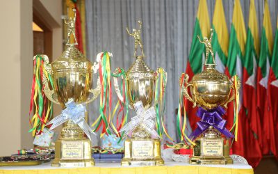 စိုက်ပျိုးရေးမွေးမြူရေးနှင့်ဆည်မြောင်းဝန်ကြီးဌာန ဌာနပေါင်းစုံ အမျိုးသား ဘော်လီဘော ပြိုင်ပွဲ ဆုပေးပွဲ
