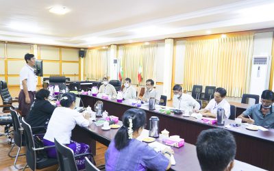 စိုက်ပျိုးရေးသုတေသနဦးစီးဌာနနှင့် စက်မှုလယ်ယာဦးစီးဌာနတို့ ပူးပေါင်းဆောင်ရွက်မည့် သုတေသနများအား ညှိနှိုင်းဆွေးနွေးခြင်း