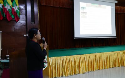 ရေဆင်းစိုက်ပျိုးရေးတက္ကသိုလ်ရှိစိုက်ကွင်း များ၏ မြေဆီလွှာအာဟာရဓာတ်များ ပျံ့နှံ့တည်ရှိမှုကို လေ့လာခြင်း ခေါင်းစဉ်ဖြင့်စာတမ်းဖတ်ကြားခြင်း