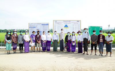 ချင်းပြည်နယ်မှ သင်တန်းသားများ စိုက်ပျိုးရေးသုတေသနဦးစီးဌာနသို့လာရောက်လေ့လာခြင်း