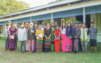 စိုက်ပျိုးရေးအဏုဇီဝသုတေသနဌာနစုသို့ လူငယ်သုတေသီများသွားရောက်လေ့လာခြင်း