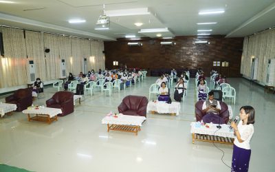 စပါးပင်၏ ပင်ပိုင်းကြီးထွားမှုအဆင့်တွင် အပူချိန်အမျိုးမျိုးပေး၍ စပါးပင်၏ကြီးထွားမှုလက္ခဏာ များအား အကဲဖြတ်လေ့လာခြင်းစာတမ်းအားဖတ်ကြားခြင်း