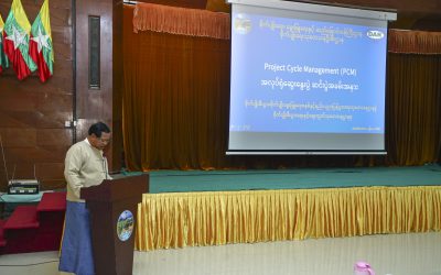 “Project Cycle Management (PCM) အလုပ်ရုံ ဆွေးနွေးပွဲ” ဆင်းပွဲအခမ်းအနား ကျင်းပခြင်း