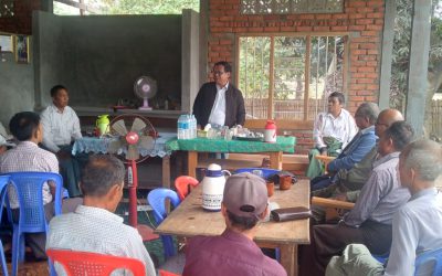 စိုက်ပျိုးရေးသုတေသနဦးစီးဌာနမှ ညွှန်ကြားရေးမှူး ချုပ် ဦးဆောင်သည့်အဖွဲ့ သည် လာမည့် 2023 ခုနှစ် မိုးရာသီ ရေဆင်း စပ်မျိုးနေကြာ -၁၊ မိဘလိုင်း ပွားများ ရေး ကွင်းဆင်းဆောင်ရွက်ခြင်း