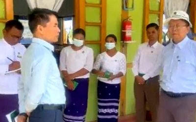 စိုက်ပျိုးရေးမွေးမြူရေးနှင့် ဆည်မြောင်းဝန်ကြီးဌာန ပြည်ထောင်စုဝန်ကြီး ဦးမင်းနောင် တာယောစိုက်ပျိုးရေးသုတေသနခြံ၏ လယ်စပါး၊ ပဲပုပ်၊ နေကြာ သုတေသနလုပ်ငန်းများနှင့် ဒေသနှင့်ကိုက်ညီသော သီးနှံပုံစံဖော်ထုတ် လုပ်မှု လုပ်ငန်း များအား ကြည့်ရှုစစ်ဆေး