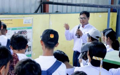 စိုက်ပျိုးရေးသုတေသနဦးစီးဌာန စပါးဇီဝဥယျာဉ်ဌာနစုသို့ ပျဉ်းမနား စိုက်/မွေး အ.ထ.ကမှ ဆရာ/မ များနှင့် ကျောင်းသား/သူများလာရောက်လေ့လာခြင်း