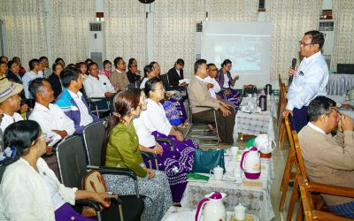 ဆီထွက်သီးနှံမျိုးသစ်များနှင့် ပန်းတိုင် အထွက်နှုန်း ရရှိရေးဆောင်ရွက်နိုင်ရန် သိမှတ်ဖွယ်ရာများအကြောင်း ဆွေးနွေးပွဲကျင်းပခြင်း