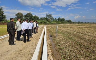 ကျိုင်းတုံစိုက်ပျိုးရေးသုတေသနခြံသို့ ရှမ်းပြည်နယ်ဝန်ကြီးချုပ်ဦးအောင်ဇော်အေး ကွင်းဆင်း ကြည့်ရှုစစ်ဆေးခြင်း